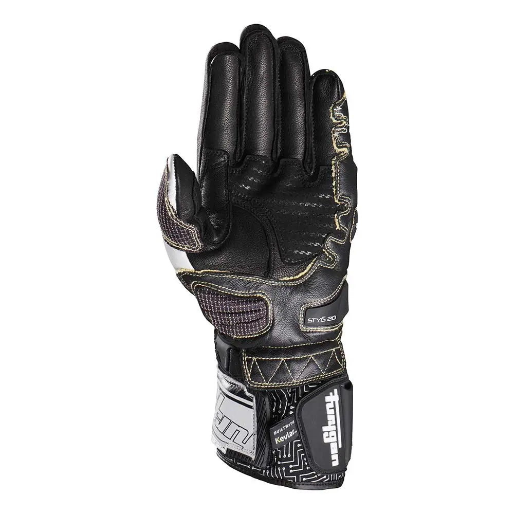 Furygan STYG20 X Kevlar Gloves White / Black - FREE UK Shipping, FREE 365 Day Returns | Moto Central