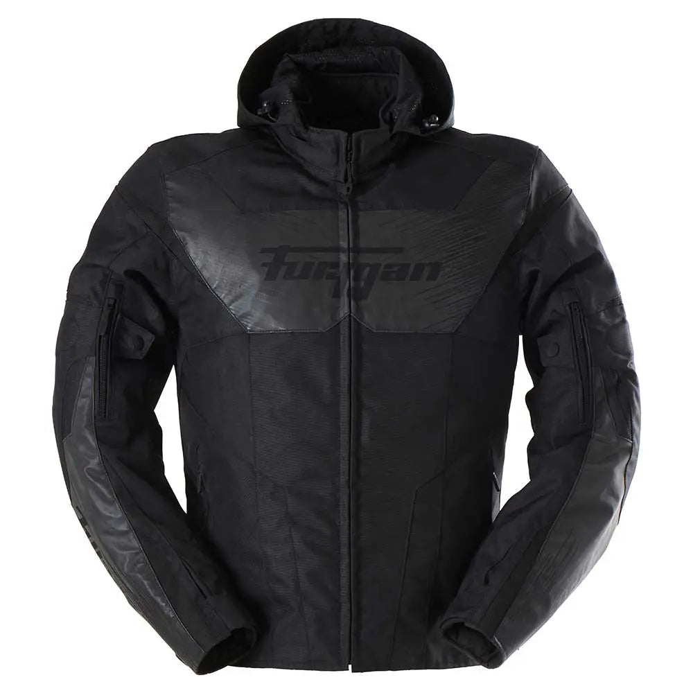 Furygan Shard HV Textile Jacket Black / Reflective Grey - FREE UK Shipping, FREE 365 Day Returns | Moto Central