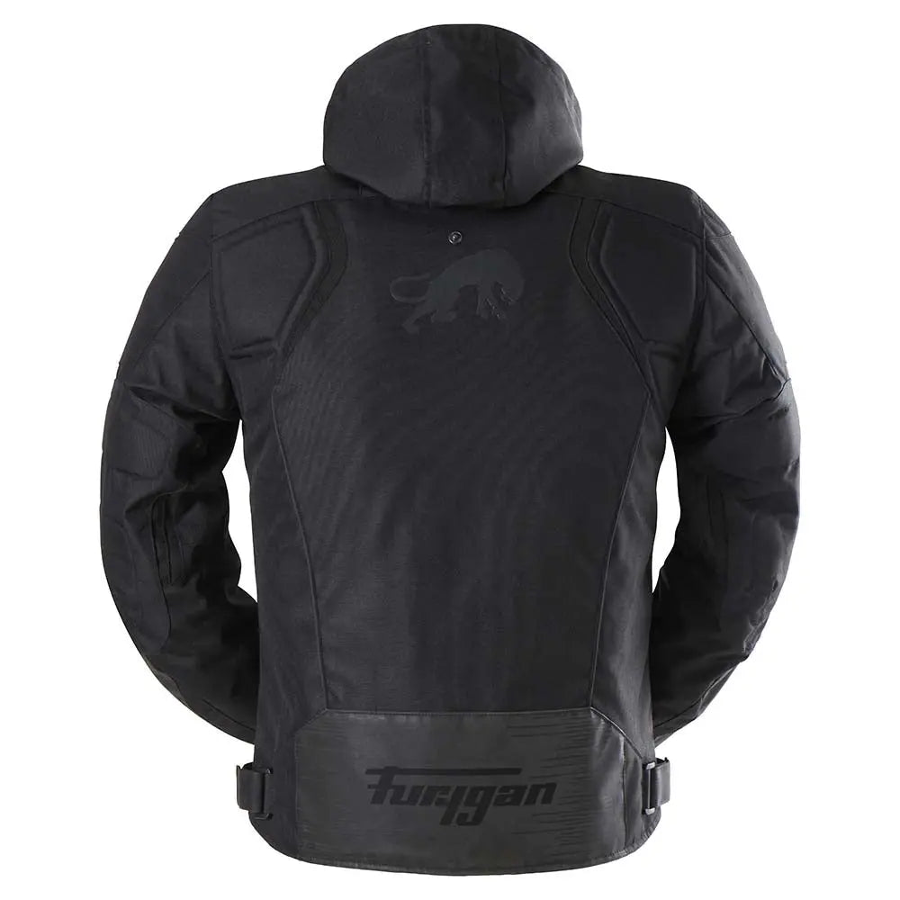 Furygan Shard HV Textile Jacket Black / Reflective Grey - FREE UK Shipping, FREE 365 Day Returns | Moto Central