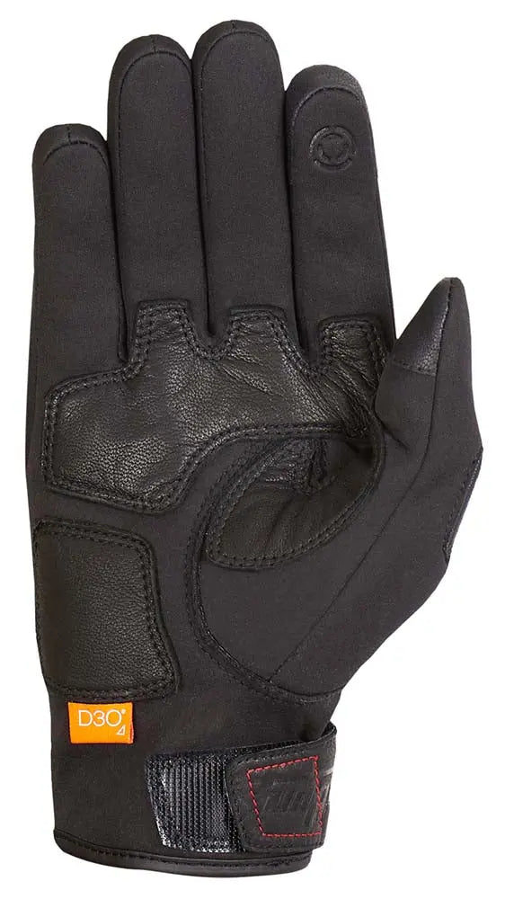 Furygan TD Soft D3O Textile Gloves Black - FREE UK Shipping, FREE 365 Day Returns | Moto Central