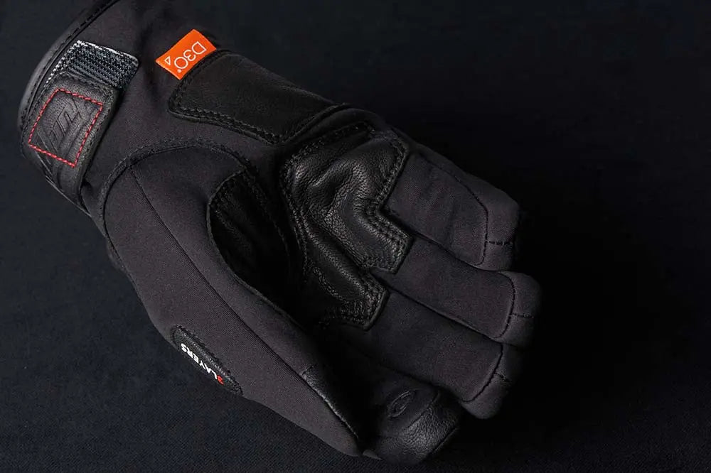 Furygan TD Soft D3O Textile Gloves Black - FREE UK Shipping, FREE 365 Day Returns | Moto Central