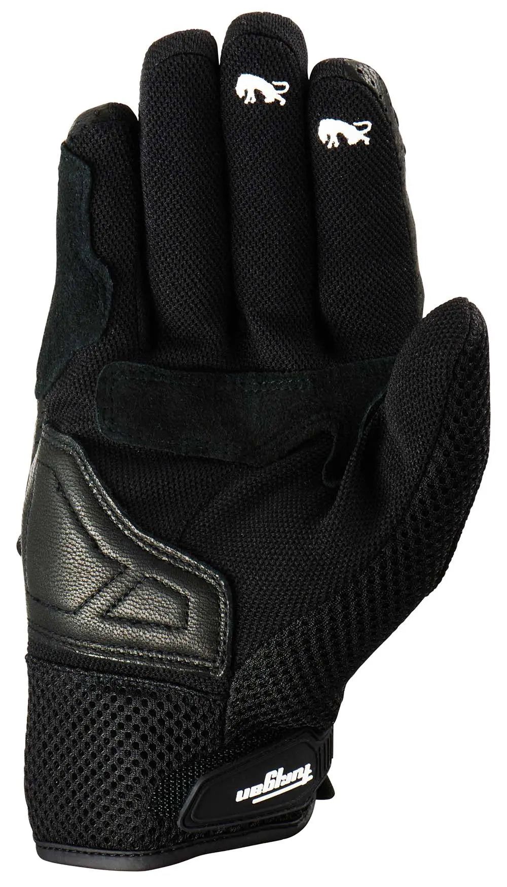 Furygan TD12 Leather & Textile Gloves Black - FREE UK Shipping, FREE 365 Day Returns | Moto Central