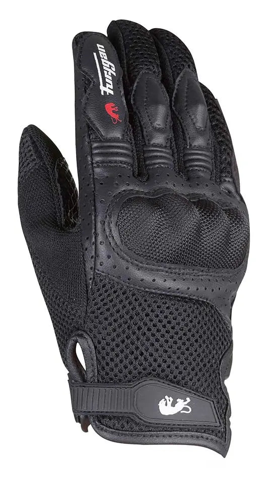 Furygan TD12 Leather & Textile Ladies Gloves Black - FREE UK Shipping, FREE 365 Day Returns | Moto Central