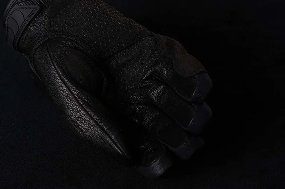 Furygan TD21 All Season Evo Leather Gloves Black - FREE UK Shipping, FREE 365 Day Returns | Moto Central