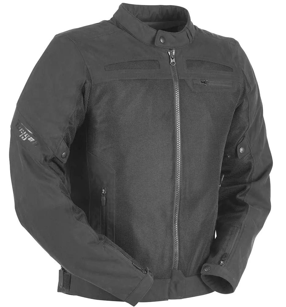 Furygan TX Furyo Vented Textile Jacket Black - FREE UK Shipping, FREE 365 Day Returns | Moto Central