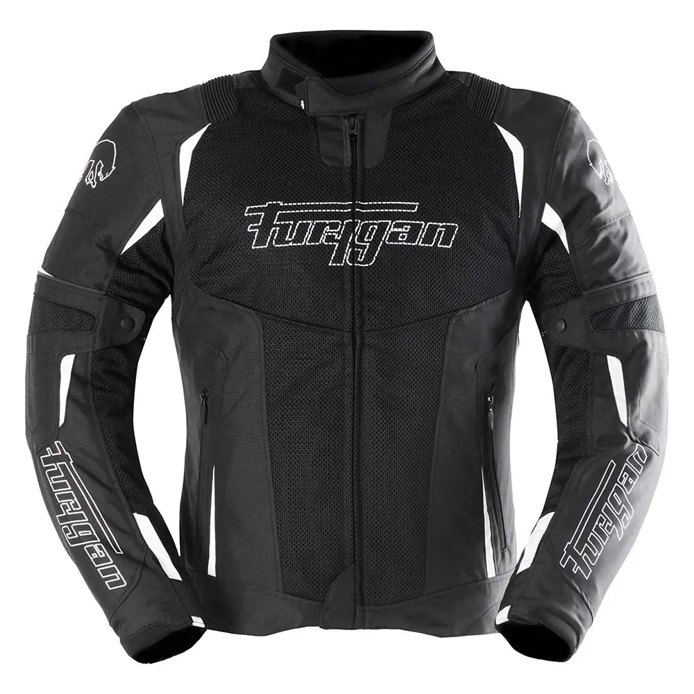 Furygan Ultra Spark 3-In-1 Vented+ Textile Jacket Black / White - FREE UK Shipping, FREE 365 Day Returns | Moto Central