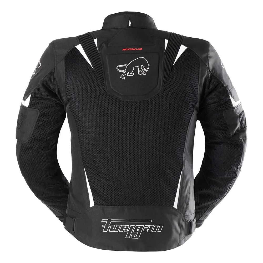 Furygan Ultra Spark 3-In-1 Vented+ Textile Jacket Black / White - FREE UK Shipping, FREE 365 Day Returns | Moto Central