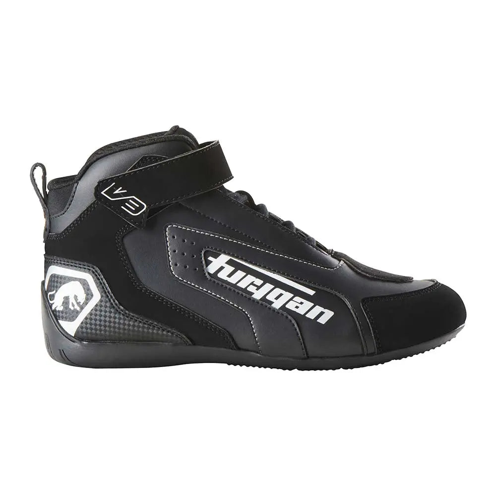 Furygan V3 Ladies Shoes Black / White - FREE UK Shipping, FREE 365 Day Returns | Moto Central