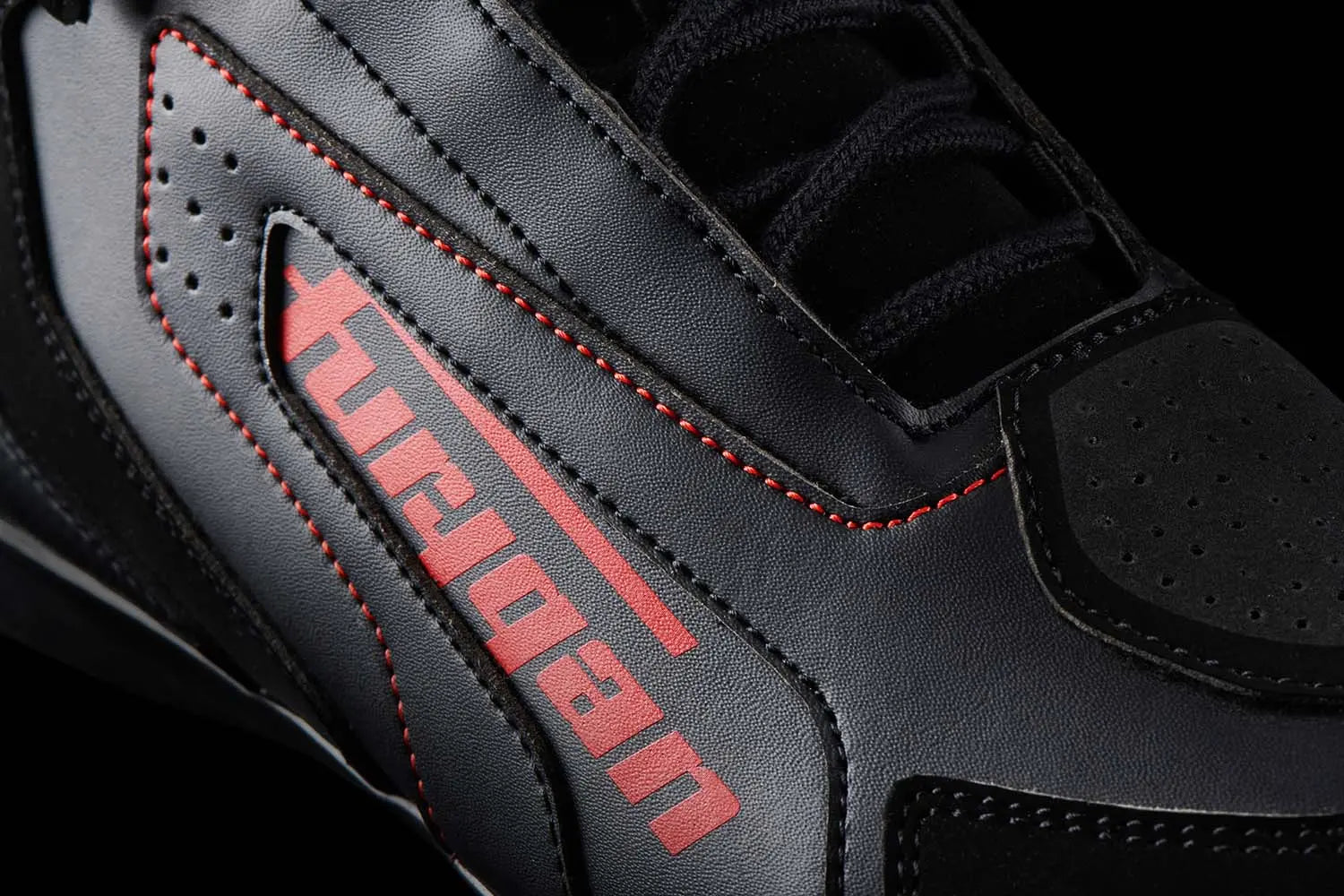 Furygan V3 Shoes Black / Red - FREE UK Shipping, FREE 365 Day Returns | Moto Central