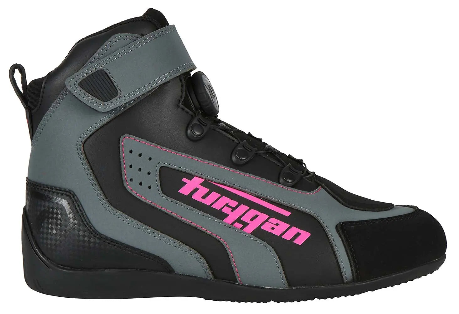 Furygan V4 Easy D3O Ladies Shoes Black / Pink - FREE UK Shipping, FREE 365 Day Returns | Moto Central