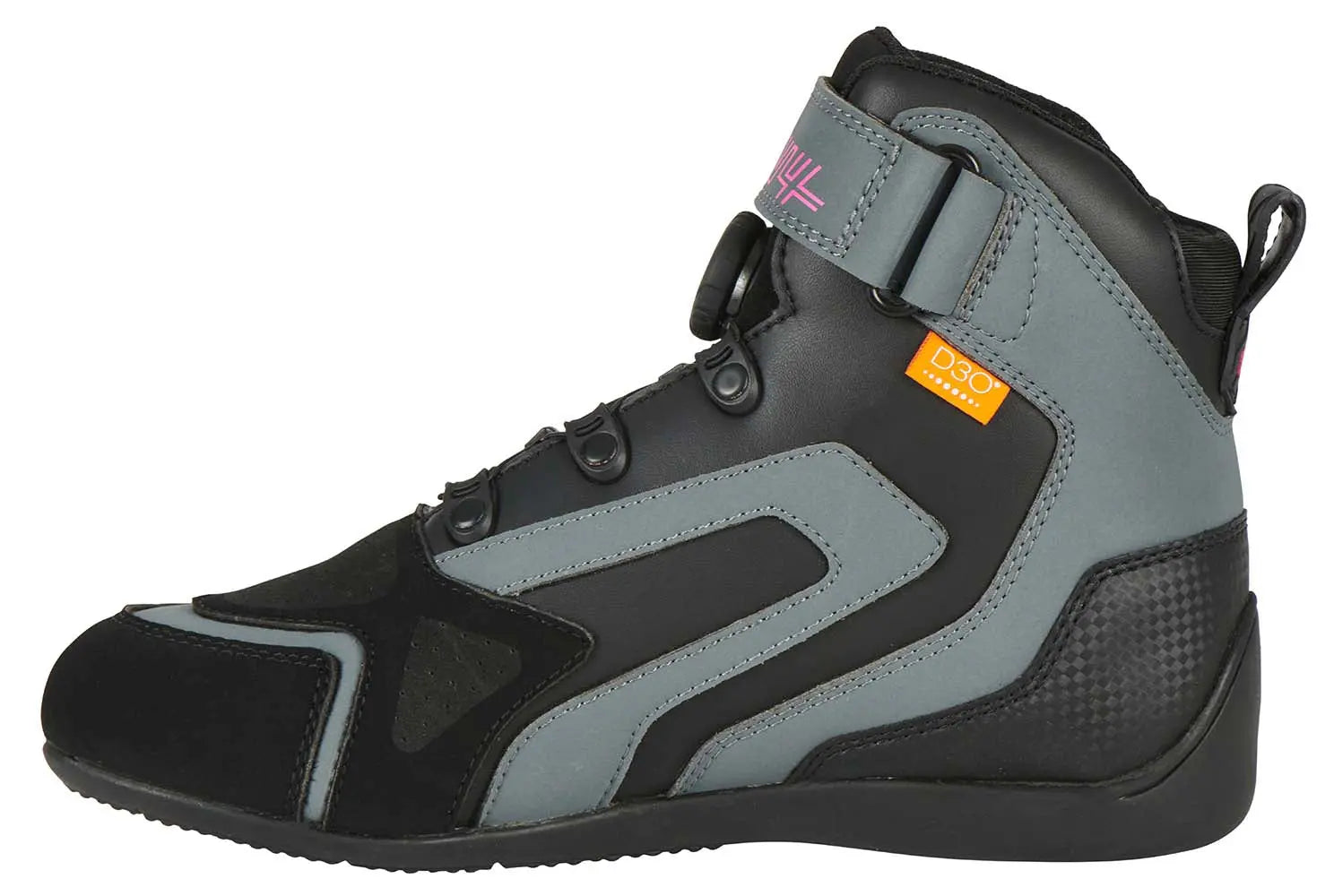 Furygan V4 Easy D3O Ladies Shoes Black / Pink - FREE UK Shipping, FREE 365 Day Returns | Moto Central