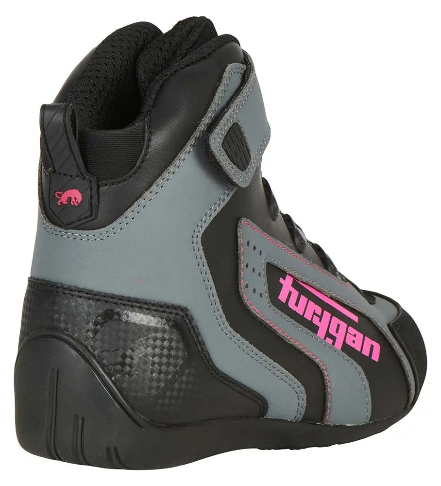 Furygan V4 Easy D3O Ladies Shoes Black / Pink - FREE UK Shipping, FREE 365 Day Returns | Moto Central