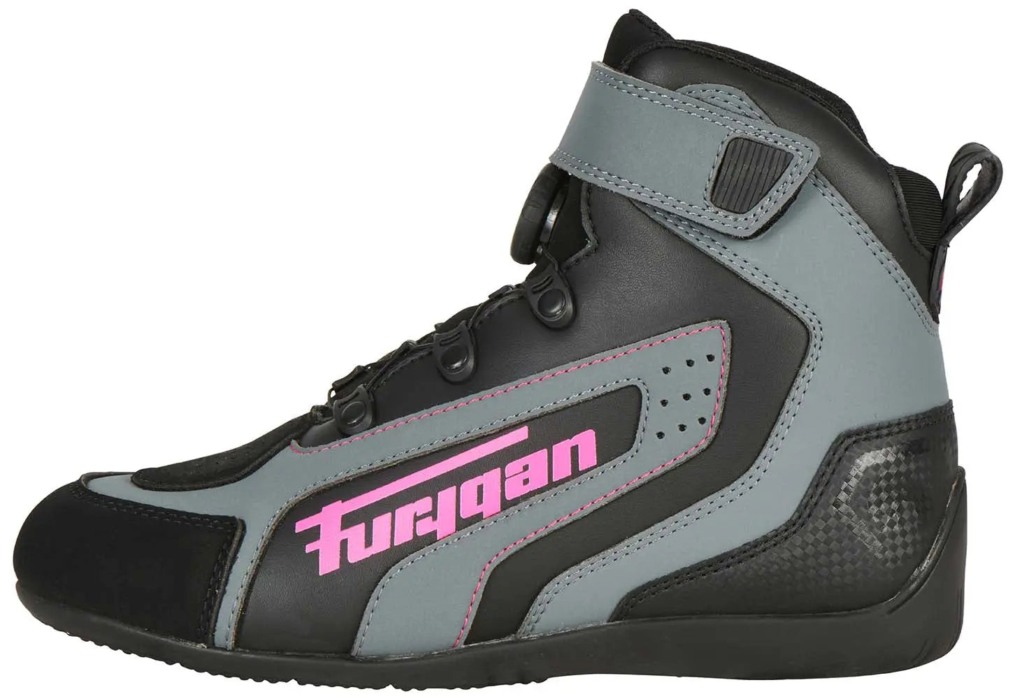 Furygan V4 Easy D3O Ladies Shoes Black / Pink - FREE UK Shipping, FREE 365 Day Returns | Moto Central