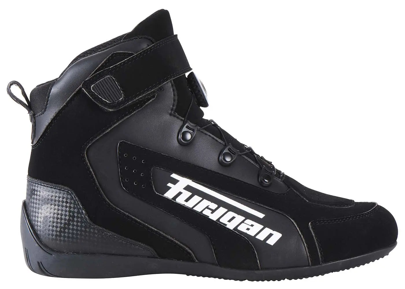 Furygan V4 Easy D3O Shoes Black / White - FREE UK Shipping, FREE 365 Day Returns | Moto Central