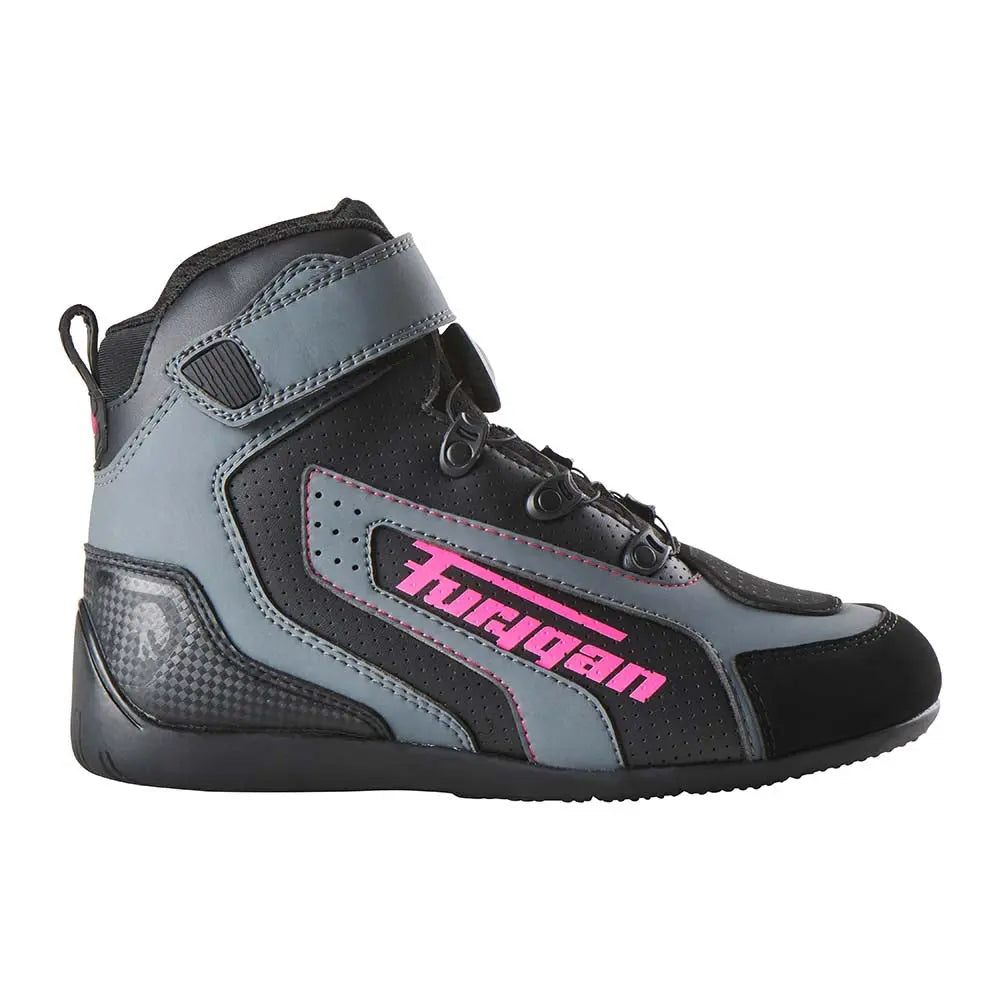 Furygan V4 Easy D3O Vented Ladies Shoes Black / Pink - FREE UK Shipping, FREE 365 Day Returns | Moto Central