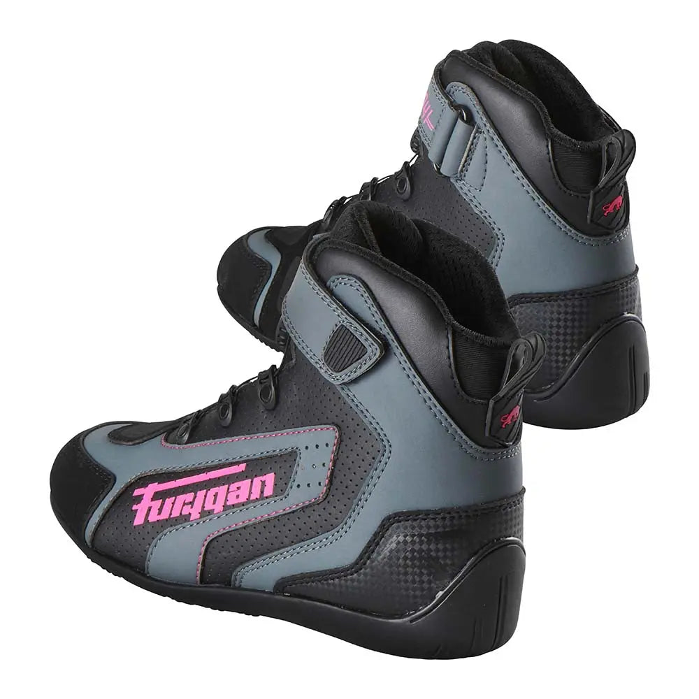 Furygan V4 Easy D3O Vented Ladies Shoes Black / Pink - FREE UK Shipping, FREE 365 Day Returns | Moto Central