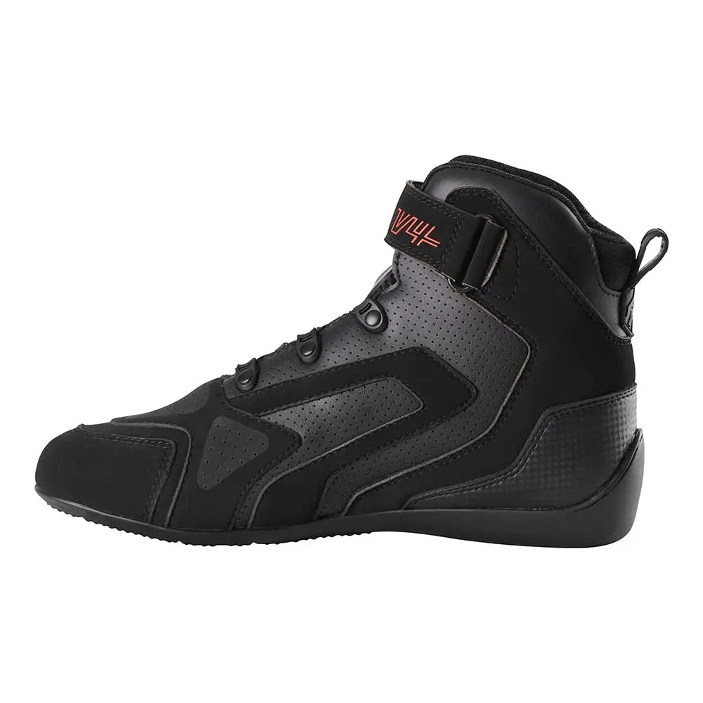 Furygan V4 Easy D3O Vented Shoes Black / Red - FREE UK Shipping, FREE 365 Day Returns | Moto Central