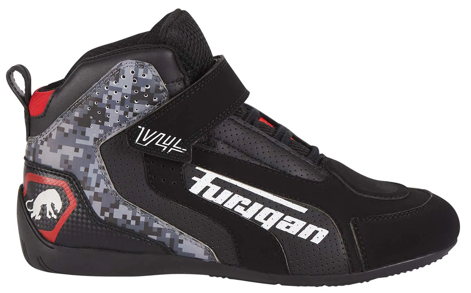 Furygan V4 Vented Shoes Black / Pixel - FREE UK Shipping, FREE 365 Day Returns | Moto Central