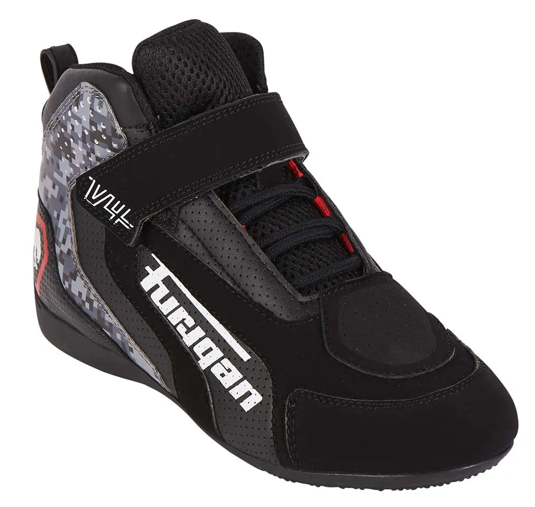 Furygan V4 Vented Shoes Black / Pixel - FREE UK Shipping, FREE 365 Day Returns | Moto Central