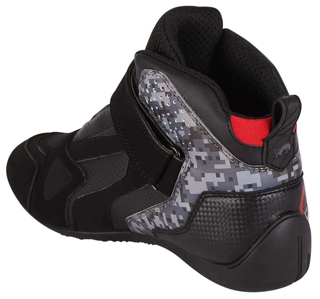 Furygan V4 Vented Shoes Black / Pixel - FREE UK Shipping, FREE 365 Day Returns | Moto Central