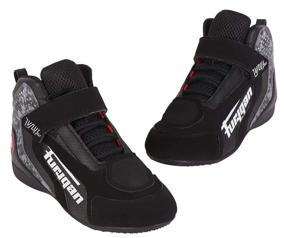 Furygan V4 Vented Shoes Black / Pixel - FREE UK Shipping, FREE 365 Day Returns | Moto Central