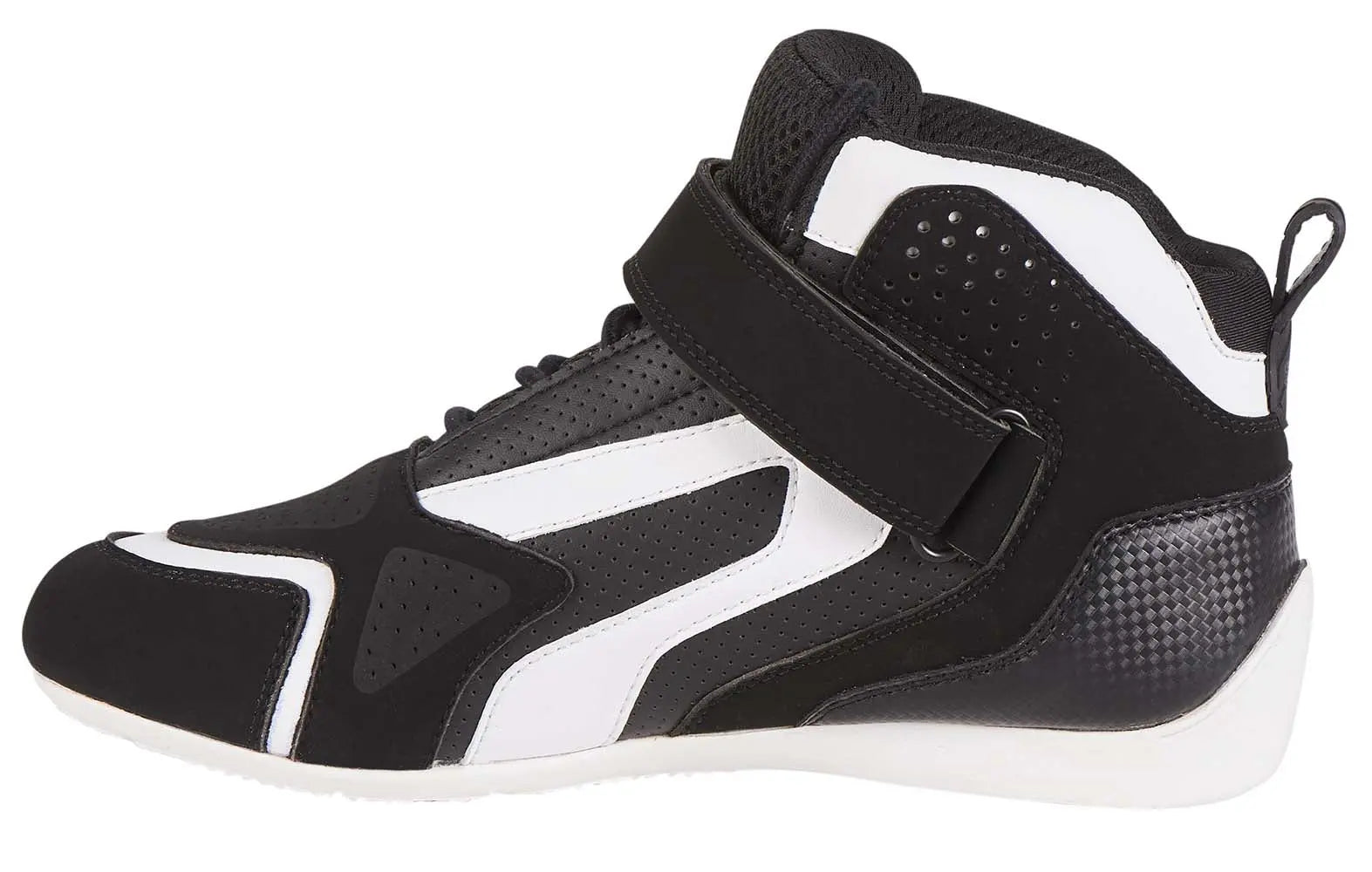 Furygan V4 Vented Shoes Black / White - FREE UK Shipping, FREE 365 Day Returns | Moto Central