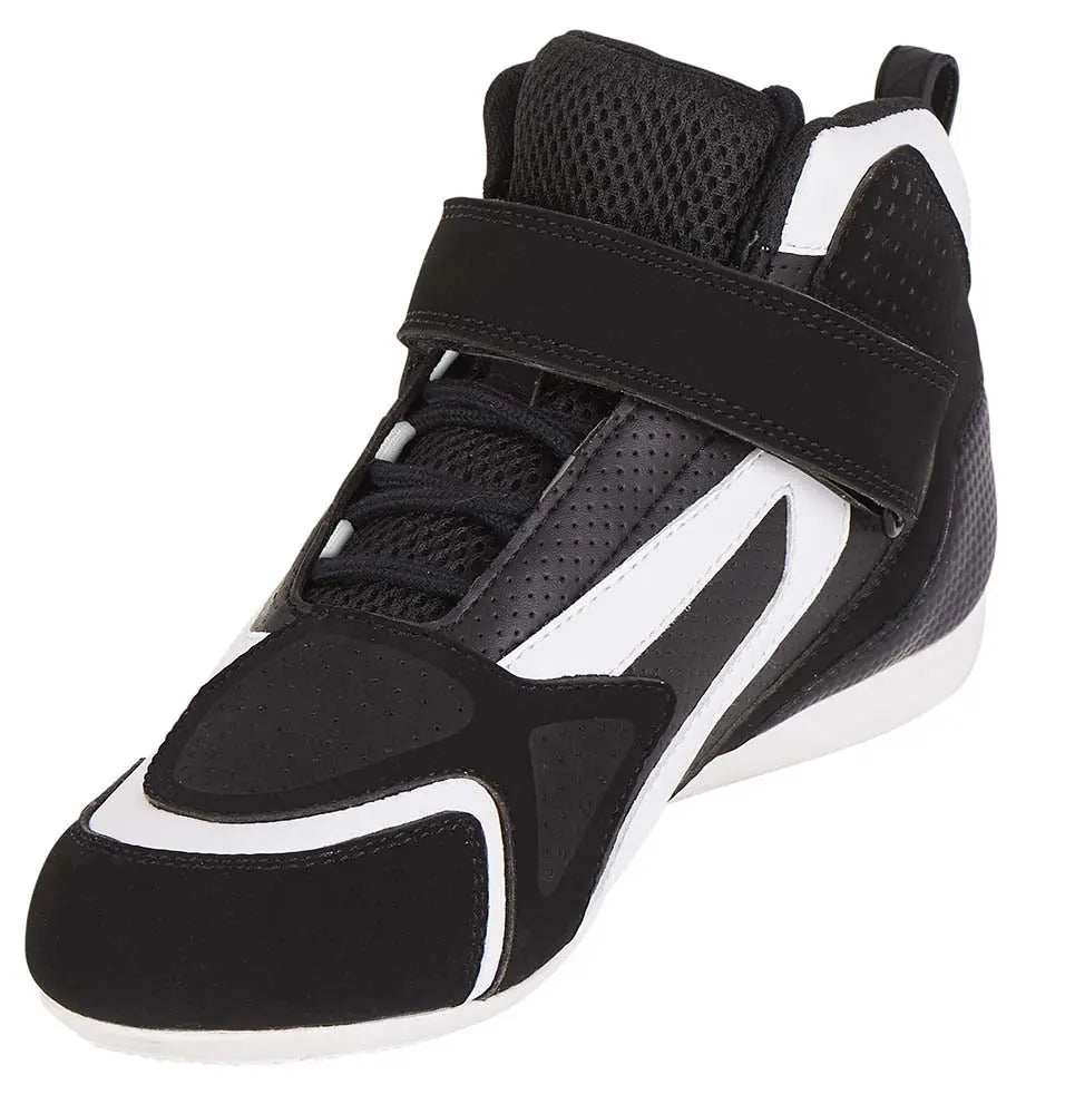 Furygan V4 Vented Shoes Black / White - FREE UK Shipping, FREE 365 Day Returns | Moto Central