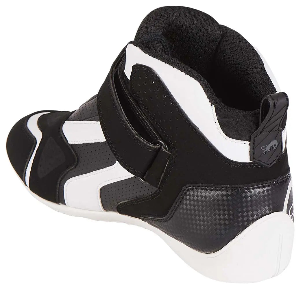 Furygan V4 Vented Shoes Black / White - FREE UK Shipping, FREE 365 Day Returns | Moto Central