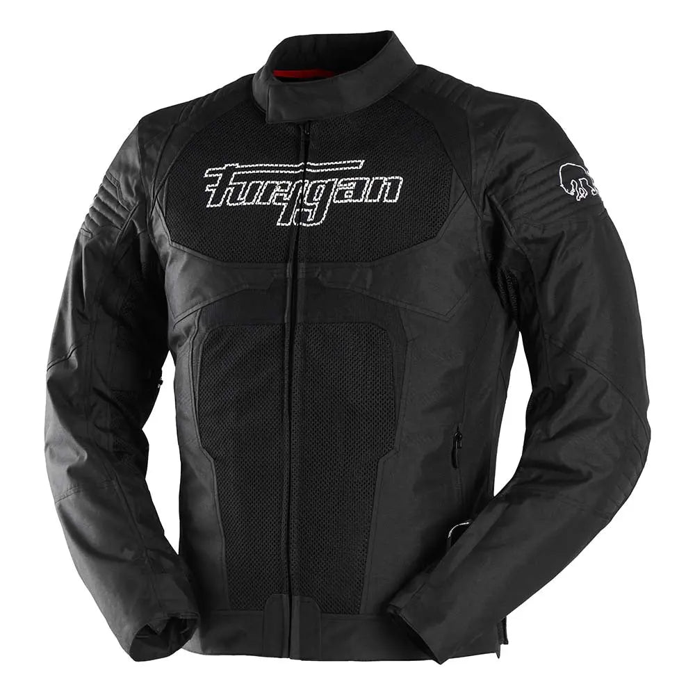 Furygan WB08 Vented+ Textile Jacket Black / White - FREE UK Shipping, FREE 365 Day Returns | Moto Central