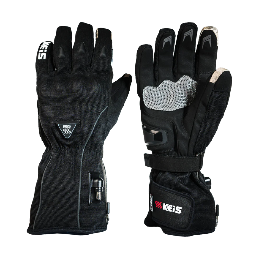 Keis G701 Premium Heated Textile Touring Gloves