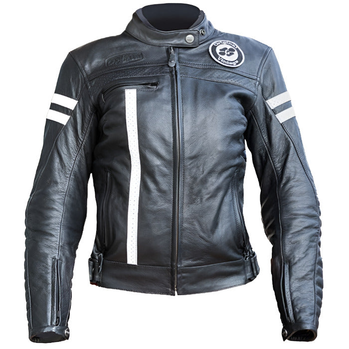 Garibaldi Moka Racer Ladies Leather Jacket Black