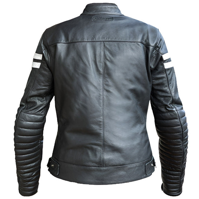 Garibaldi Moka Racer Ladies Leather Jacket Black