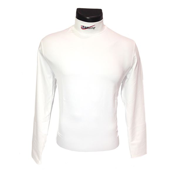 GBRacing Mens Cool Base Layer White