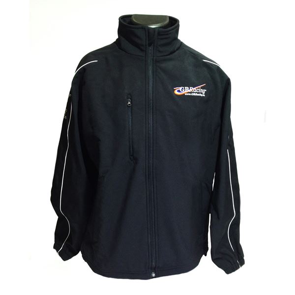 GBRacing Mens Soft Shell Jacket Black