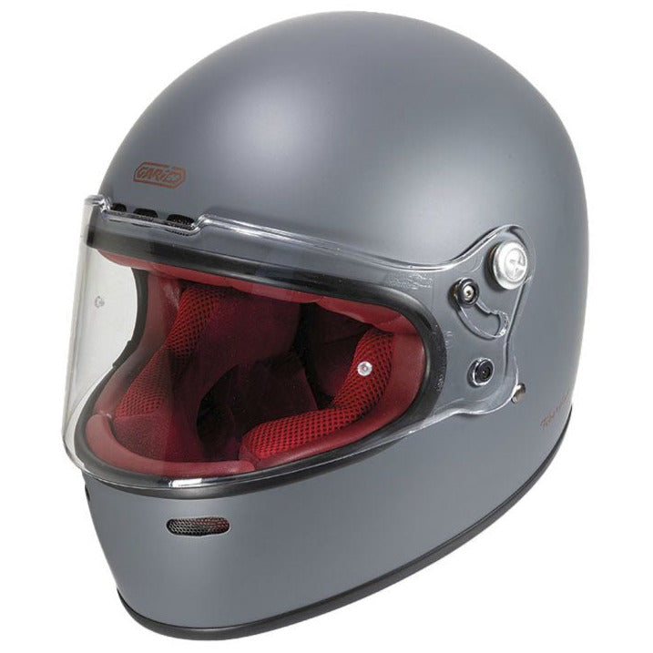 Garibaldi G07X Vintage Full Face Helmet Matt Grey