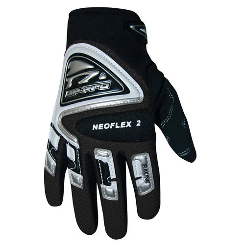 GP Pro Neoflex-2 Kids Gloves Black - FREE UK Shipping, FREE 365 Day Returns | Moto Central