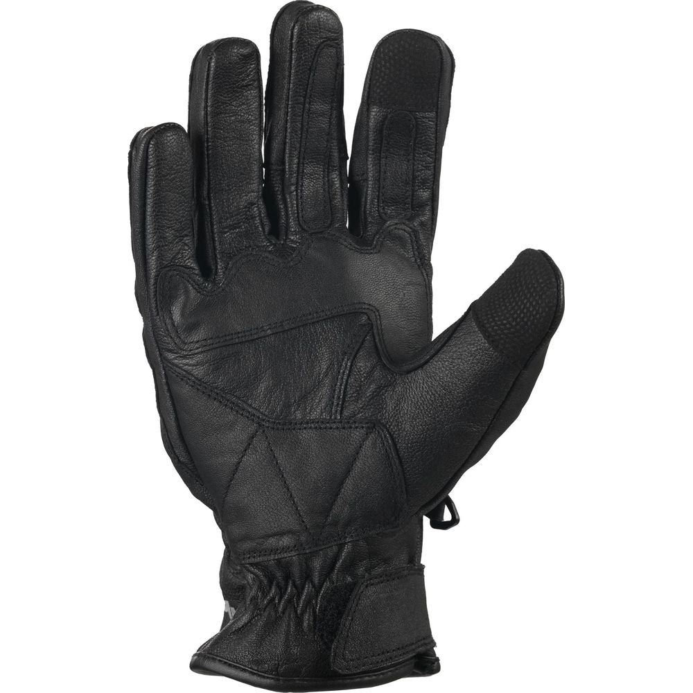 Bike It AMP Road Leather Gloves Black / Red - FREE UK Shipping, FREE 365 Day Returns | Moto Central