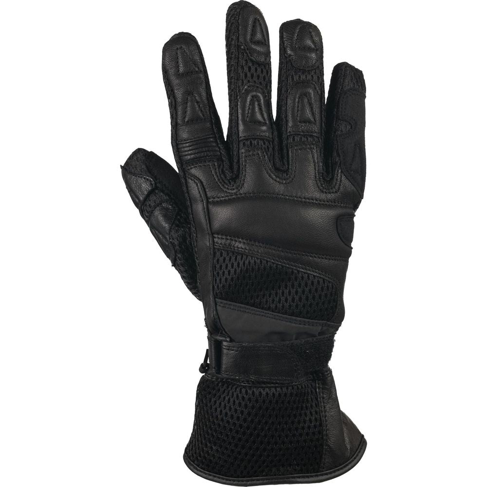 Bike It Triple Black Air Summer Gloves Black