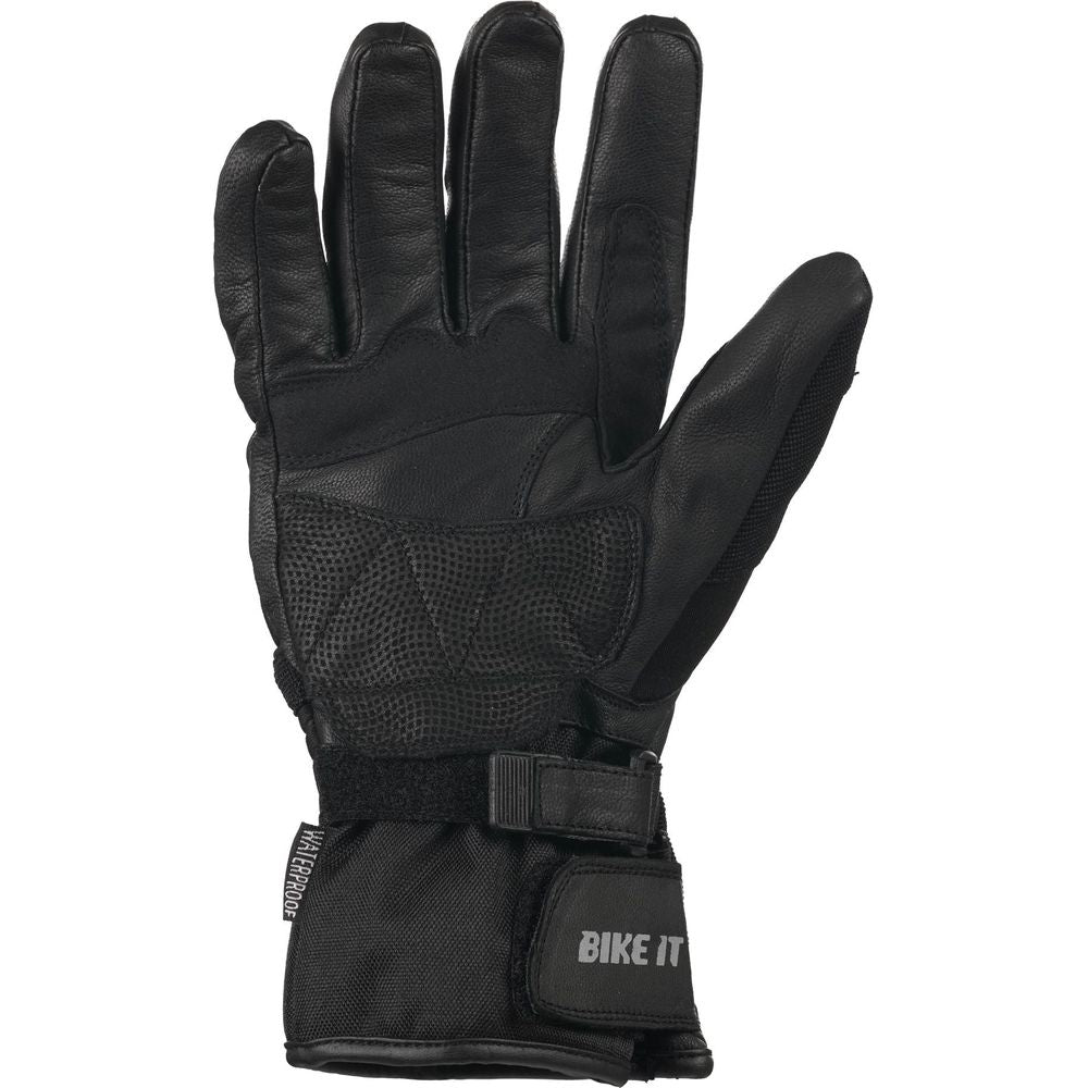 Bike It Burhou All-Season All-Weather Gloves Black  - FREE UK Delivery - Moto Central