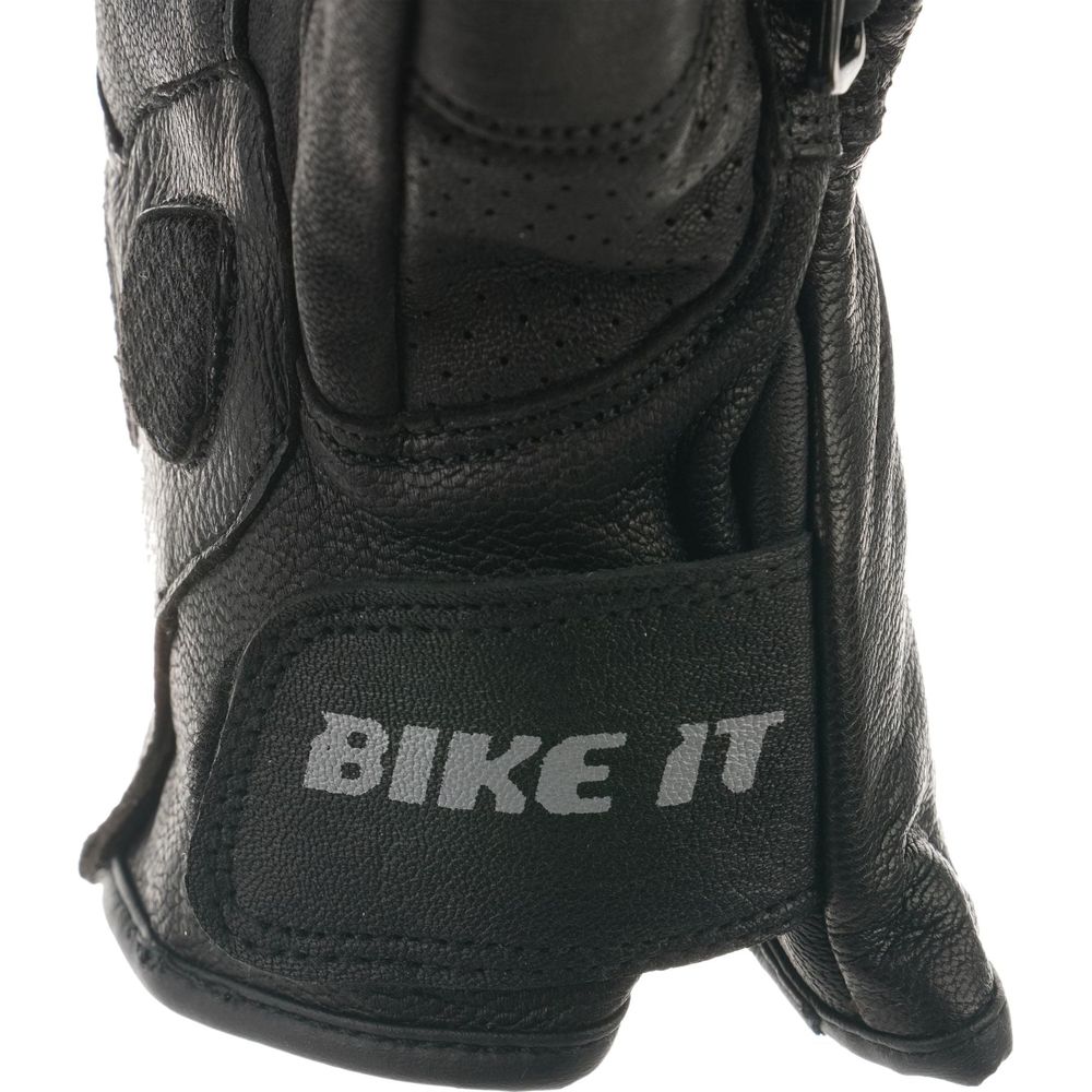 Bike It Ultimate Cruiser UCG Leather Gloves Black - FREE UK Shipping, FREE 365 Day Returns | Moto Central