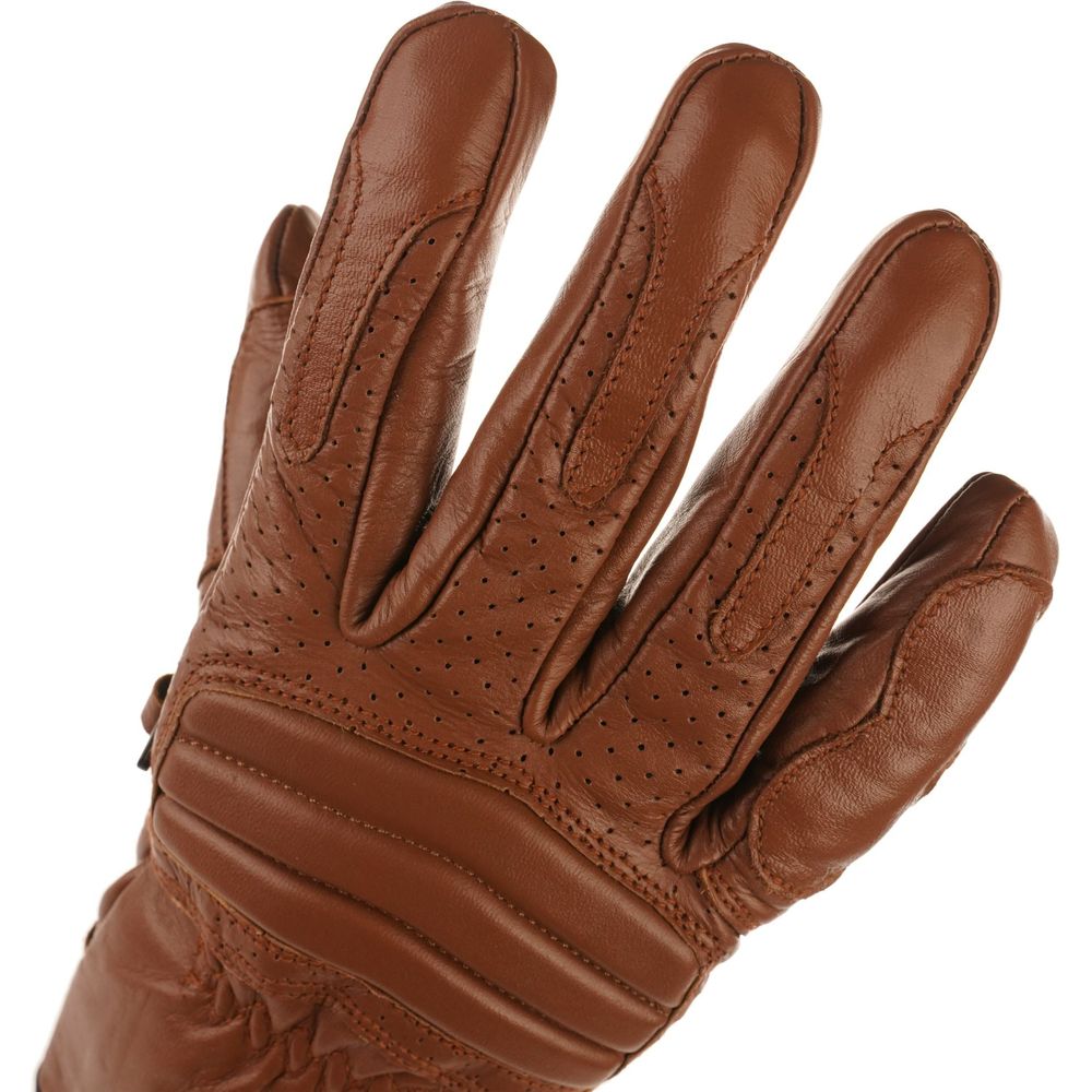 Bike It Ultimate Cruiser UCG Leather Gloves Brown - FREE UK Shipping, FREE 365 Day Returns | Moto Central