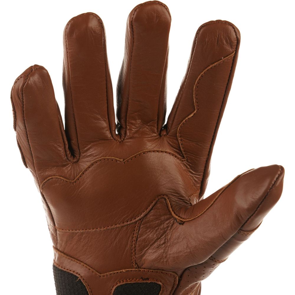 Bike It Ultimate Cruiser UCG Leather Gloves Brown - FREE UK Shipping, FREE 365 Day Returns | Moto Central