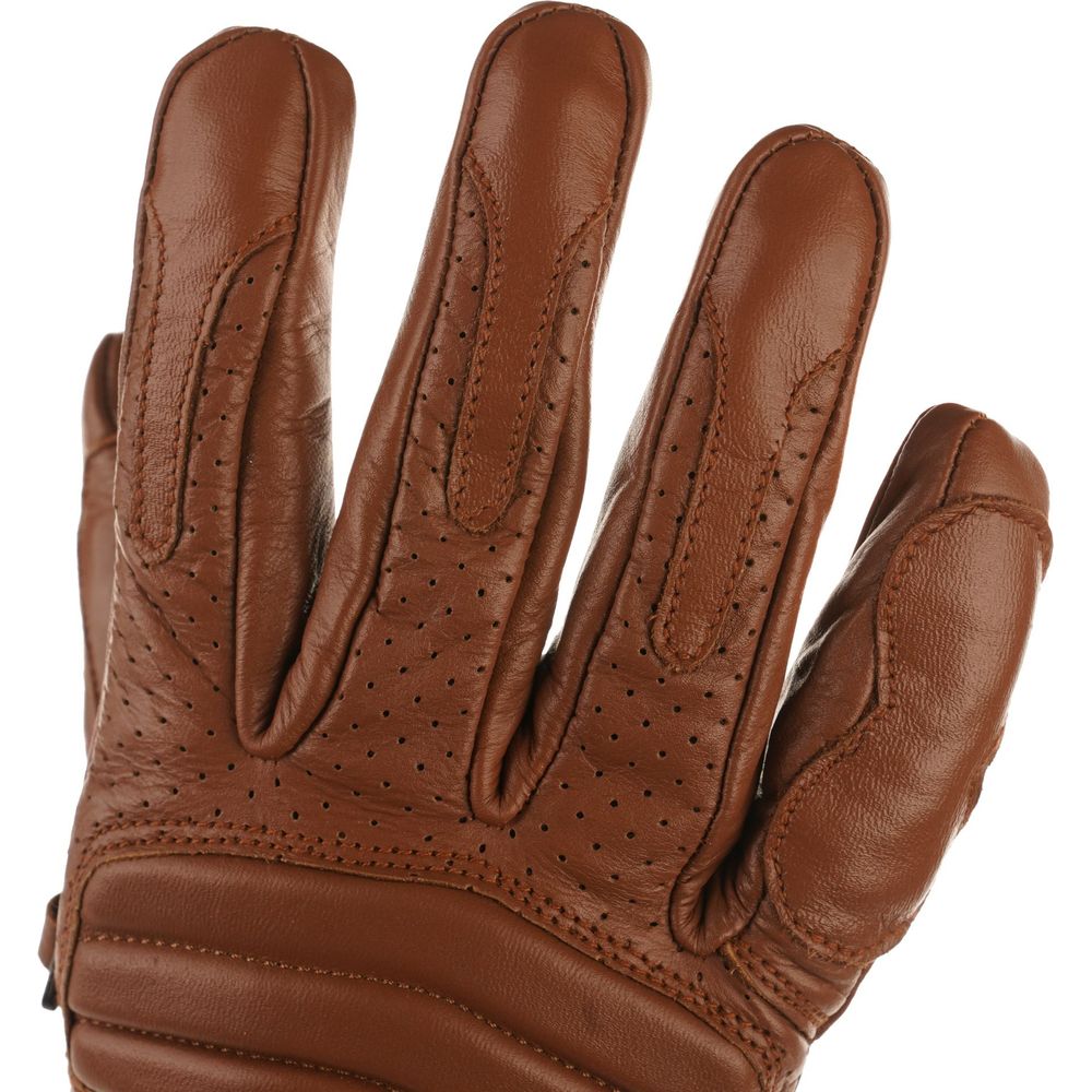 Bike It Ultimate Cruiser UCG Leather Gloves Brown - FREE UK Shipping, FREE 365 Day Returns | Moto Central