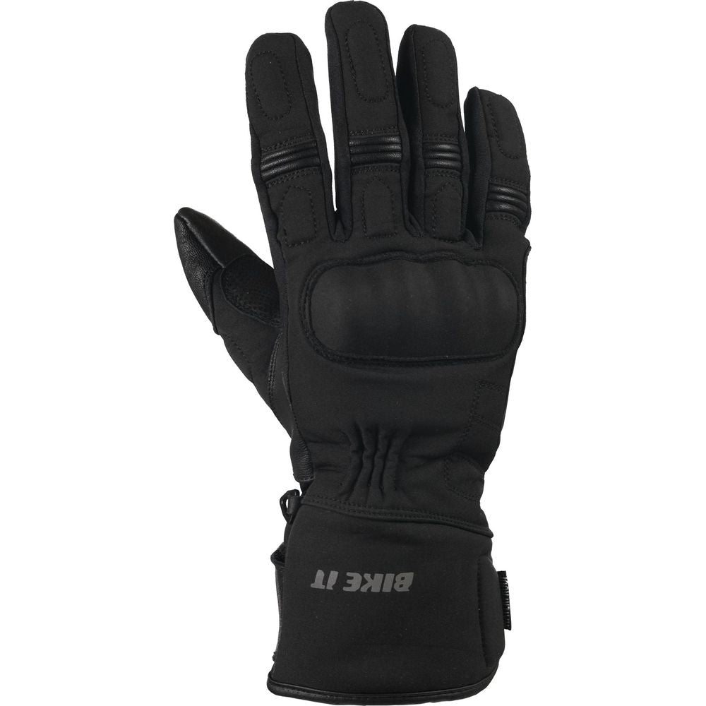 Bike It Triple Black All-Seasons Gloves Black