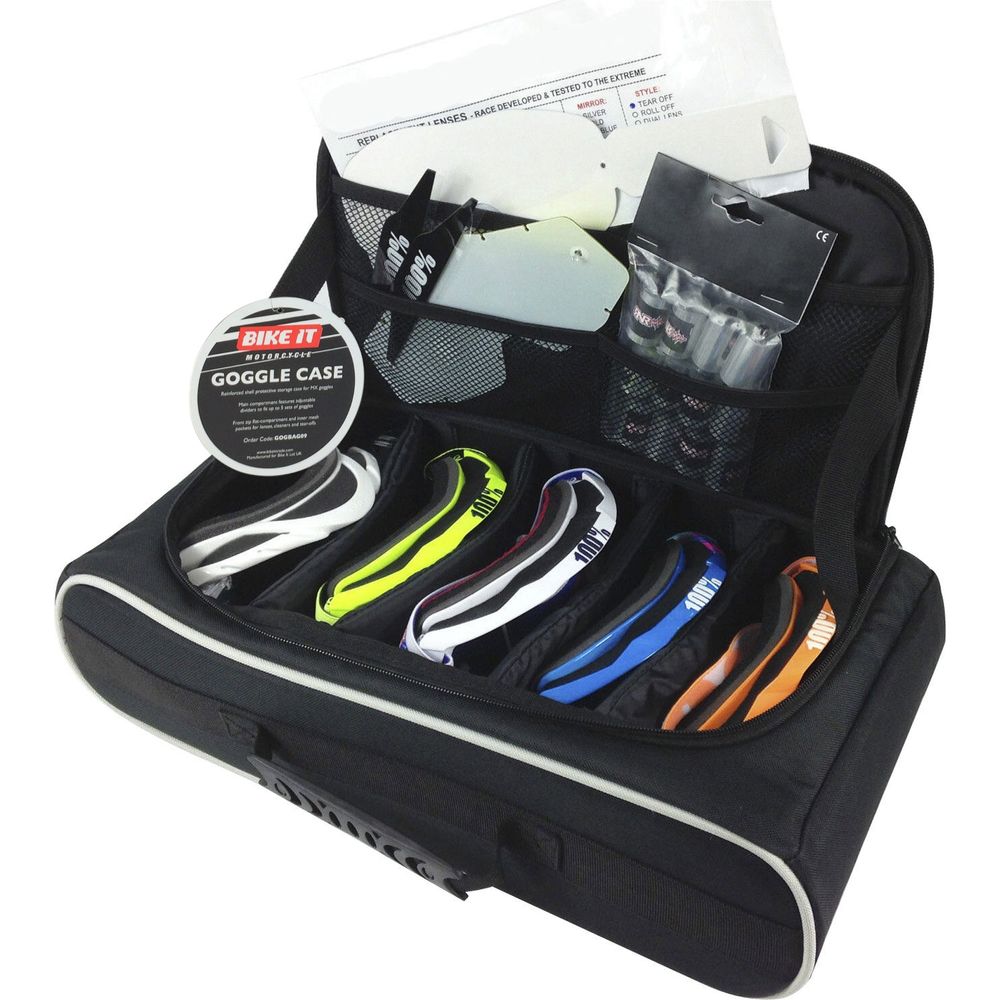 Bike It 5 Goggle Storage Case - FREE UK Shipping, FREE 365 Day Returns | Moto Central