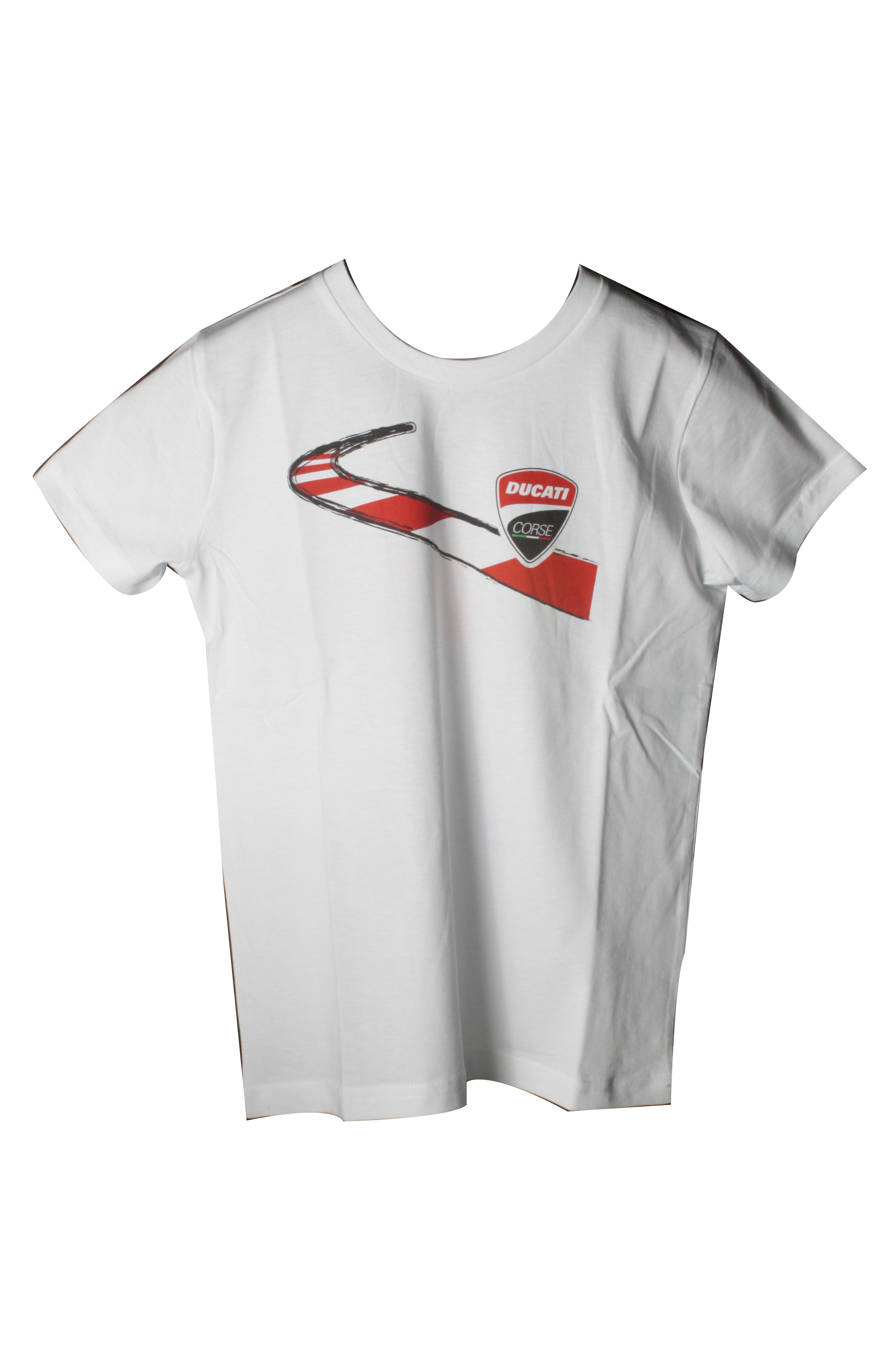 MotoGP Ducati Racing Kids T-Shirt White - FREE UK Shipping, FREE 365 Day Returns | Moto Central