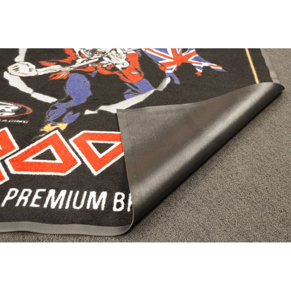 Peter Hickman Limited Edition Iron Maiden Trooper Motorcycle Garage Mat Expert Rubber Backed