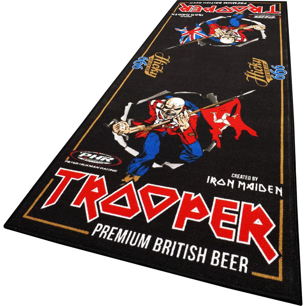 Peter Hickman Limited Edition Iron Maiden Trooper Motorcycle XL Garage Mat