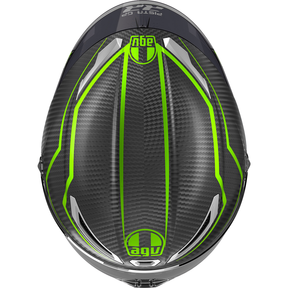 AGV Pista GP-RR ECE 22.06 Performante Full Face Helmet Carbon / Fluo Green