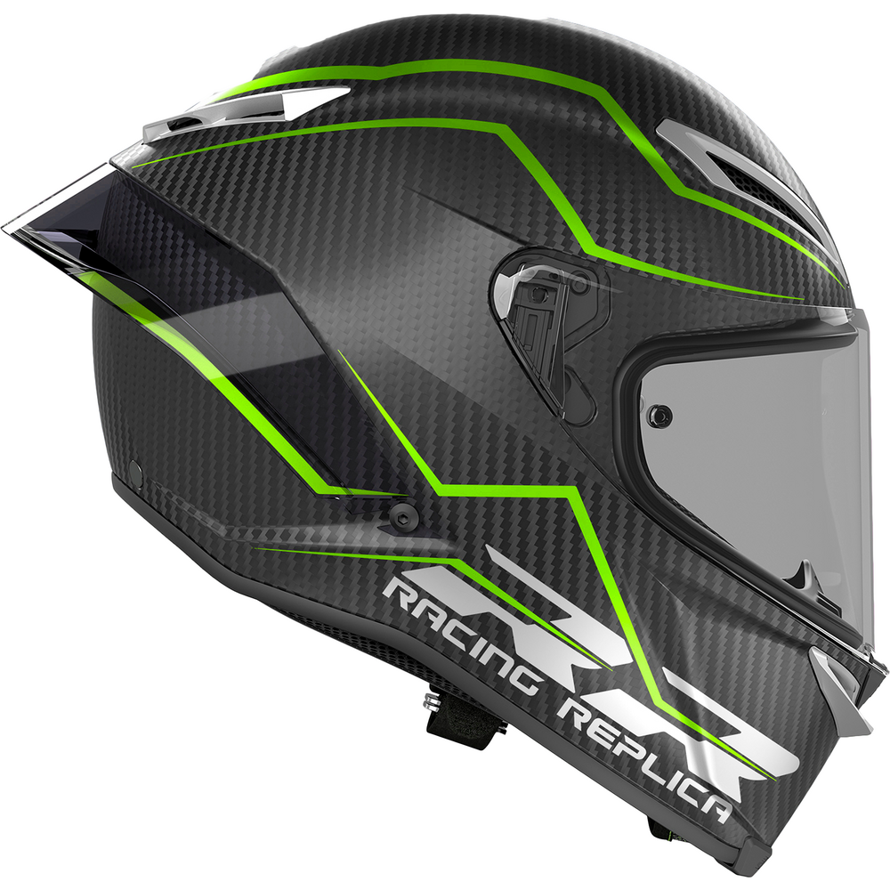 AGV Pista GP-RR ECE 22.06 Performante Full Face Helmet Carbon / Fluo Green